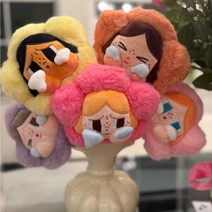 Colorful Plush Flower Face Toys